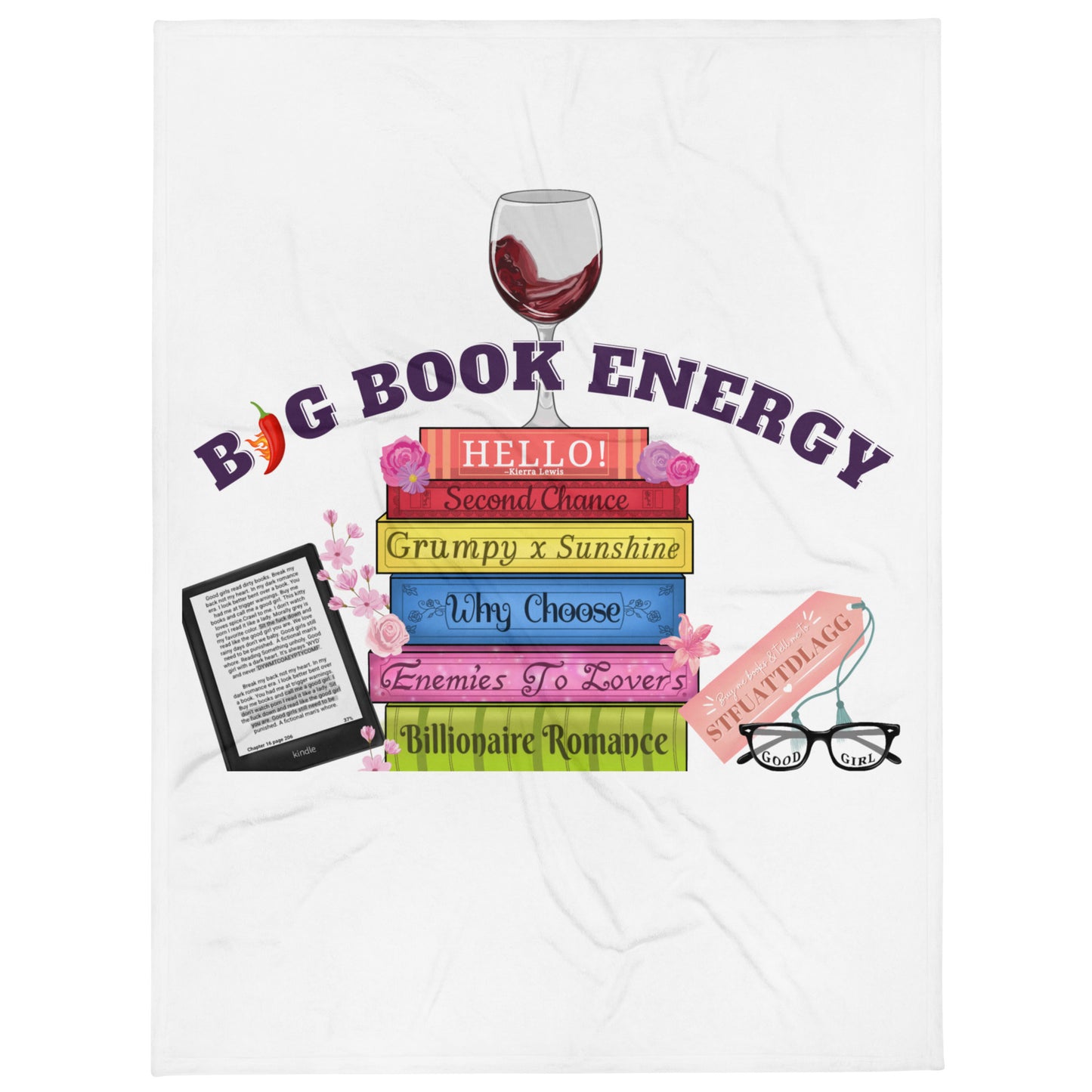 Big Book Energy (Tropes) Blanket